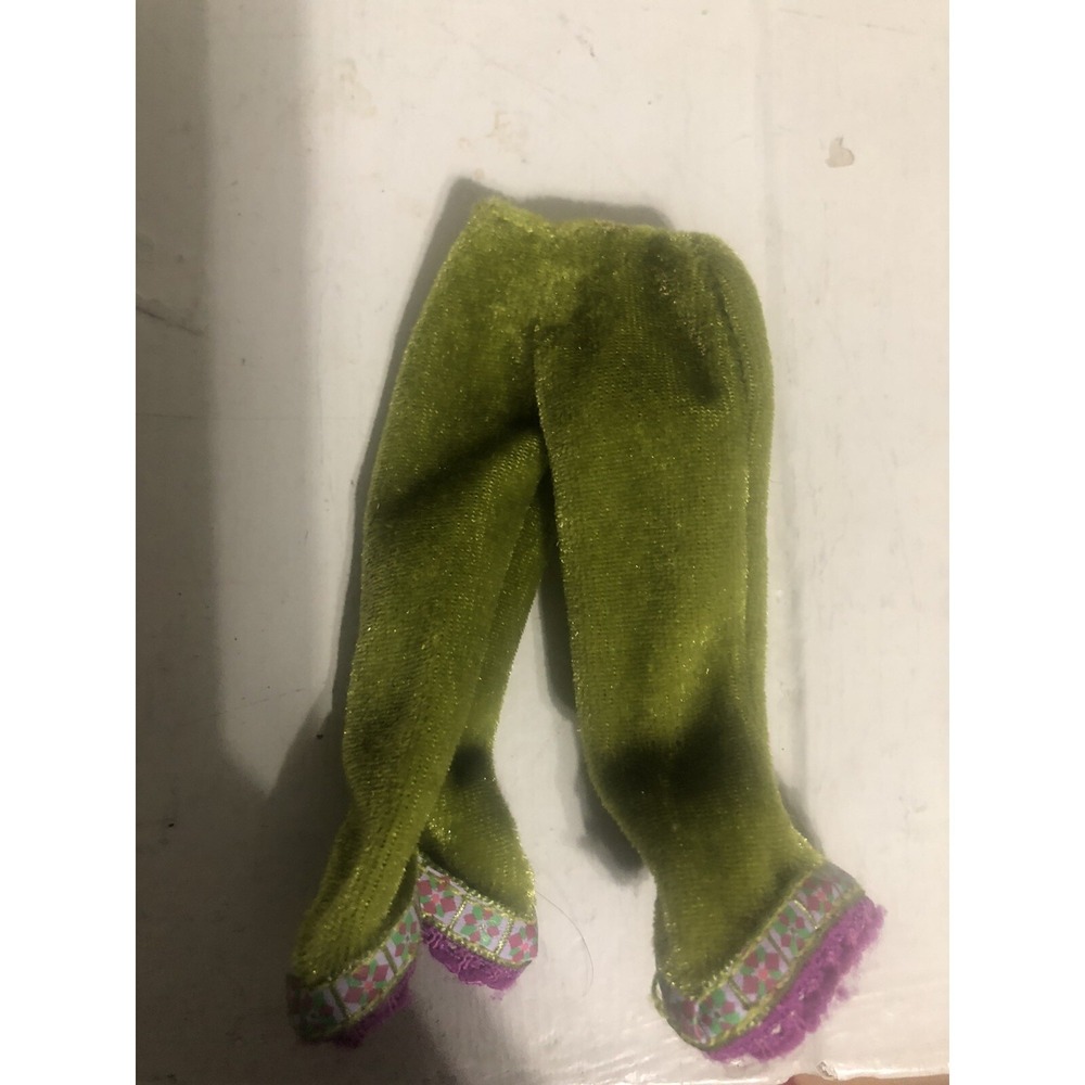 Bratz Dynamite Dance Fashion Pack Green Suede Pants Bottom Leggings Replacement